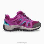 Oakcreek Low Lace Waterproof Sneaker (MK164772) Merrell Kids 8VV6P1451 Shoes Paloma/Berry