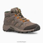 Oakcreek Mid Lace Waterproof Boot (MK264768) Merrell Kids 8VV6P1444 Shoes Boulder - Image 3