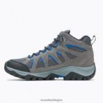 Oakcreek Mid Waterproof (J035923) Merrell Men 8VV6P614 Shoes Charcoal - Image 5