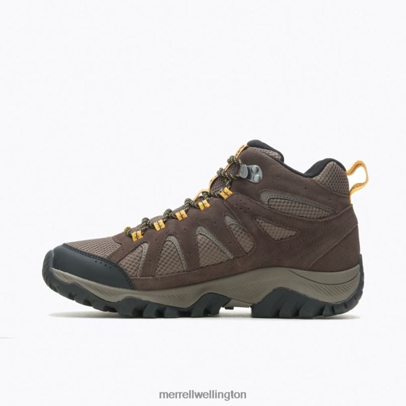 Oakcreek Mid Waterproof Wide Width (J036401W) Merrell Men 8VV6P604 Shoes Espresso - Image 5