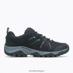 Oakcreek Wide Width (J036305W) Merrell Men 8VV6P395 Shoes Black - Image 2