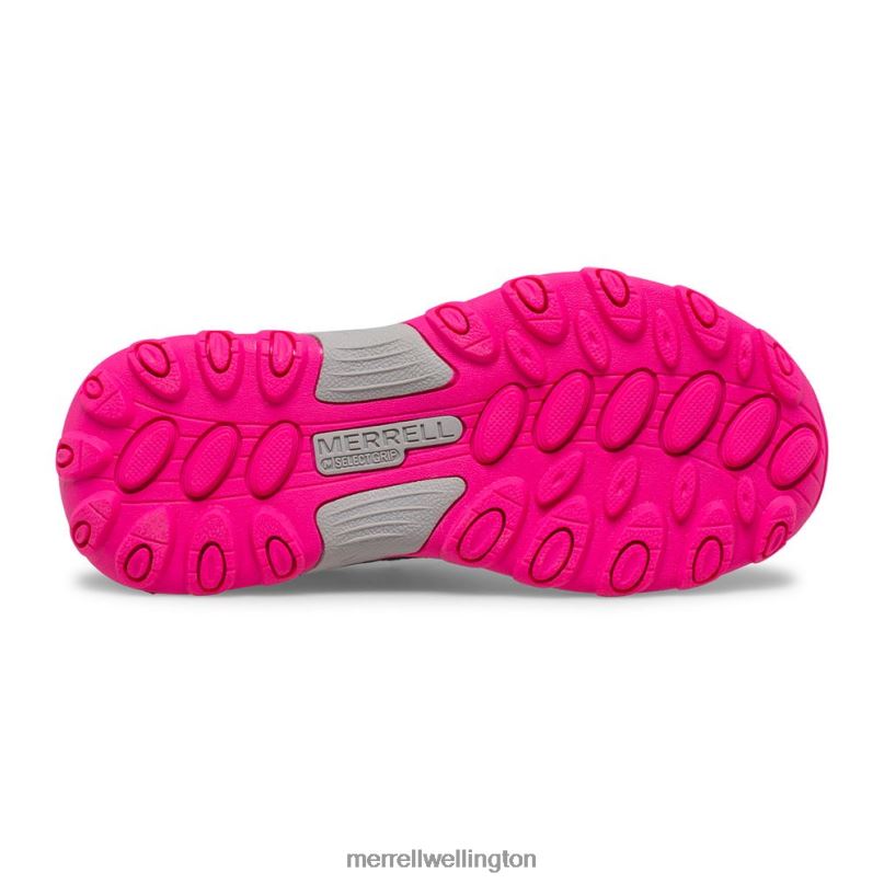 Outback Low 2 Sneaker (MK165720) Merrell Kids 8VV6P1456 Shoes Navy/Berry/Grey - Image 5
