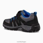 Outback Low 2 Sneaker (MK265719) Merrell Kids 8VV6P1455 Shoes Black/Grey/Royal - Image 4