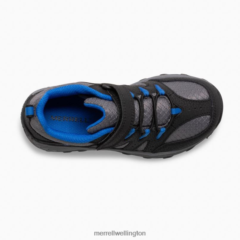 Outback Low 2 Sneaker (MK265719) Merrell Kids 8VV6P1455 Shoes Black/Grey/Royal - Image 6