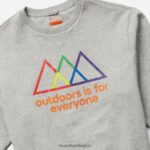 Outdoors Is For Everyone Crewneck Sweatshirt (JMS26875-050) Merrell Men 8VV6P748 Clothes Heather Gray - Image 3