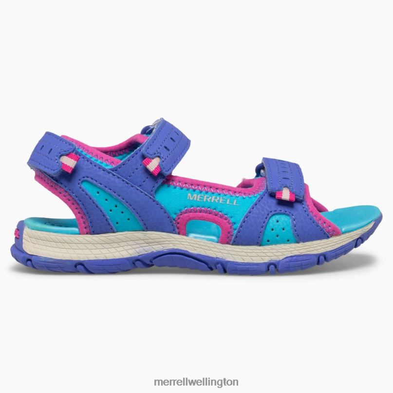 Panther Sandal 2.0 (MK165939) Merrell Kids 8VV6P1404 Shoes Turq/Purple - Image 2