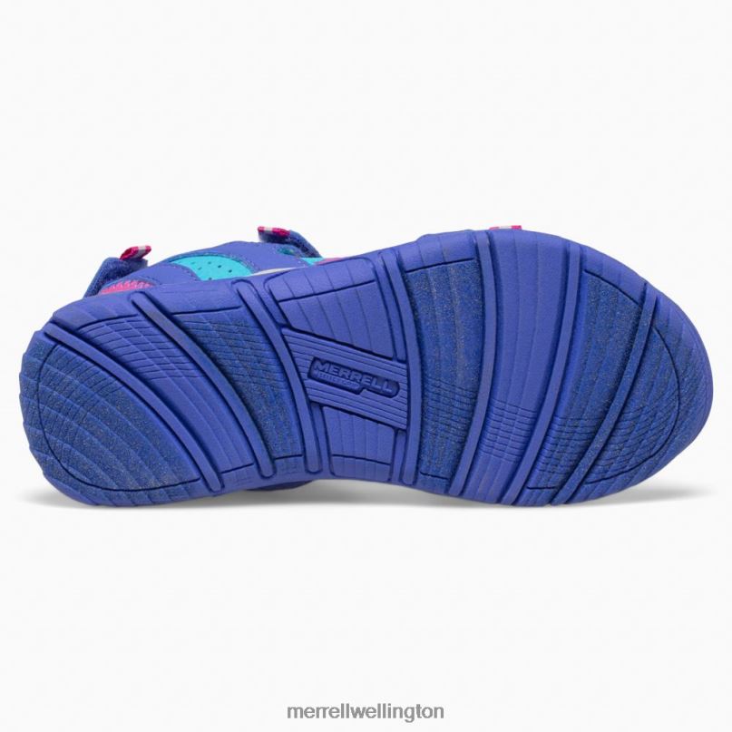 Panther Sandal 2.0 (MK165939) Merrell Kids 8VV6P1404 Shoes Turq/Purple - Image 5