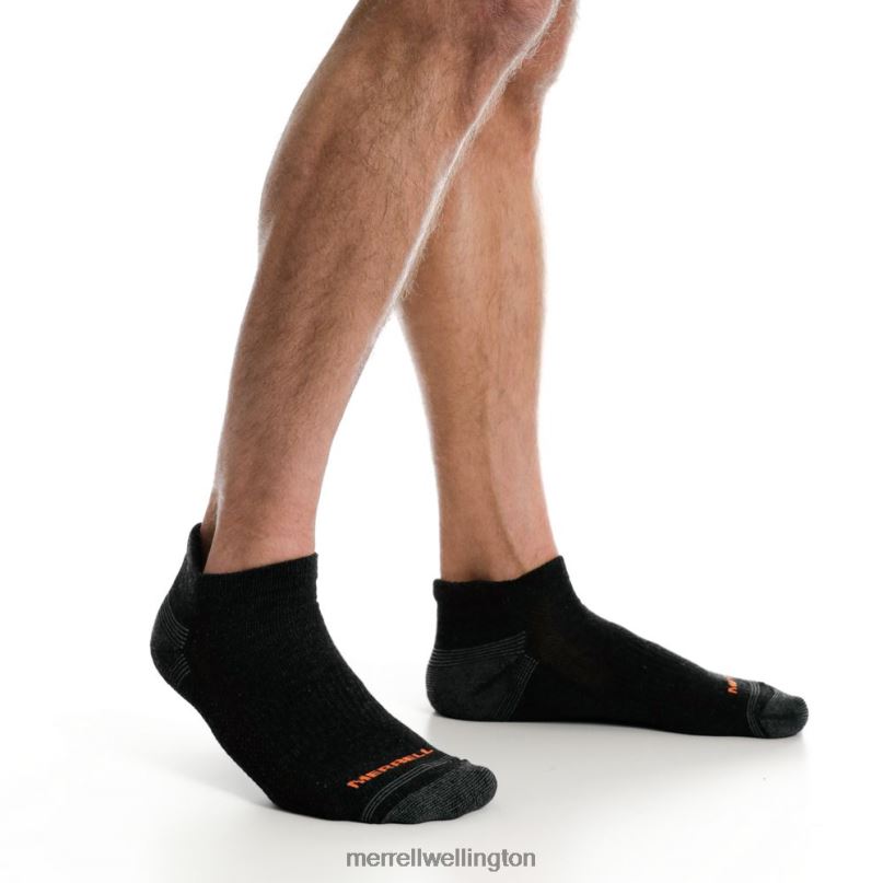 Recycled Low Cut Tab Sock 3 Pack (JSF24606-012) Merrell Unisex 8VV6P359 Accessories Black - Image 3
