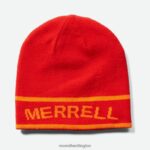 Reversible Beanie (JAF26531-629) Merrell Unisex 8VV6P294 Accessories Poinciana - Image 3
