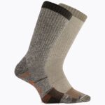 Rugged Steel Toe Crew Sock 2 Pack (JSS26717-238) Merrell Unisex 8VV6P315 Accessories Brown Asst. - Image 2