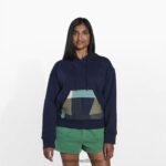 Scrap Pullover Hoody (JWS26642-353) Merrell Women 8VV6P1240 Clothes Navy