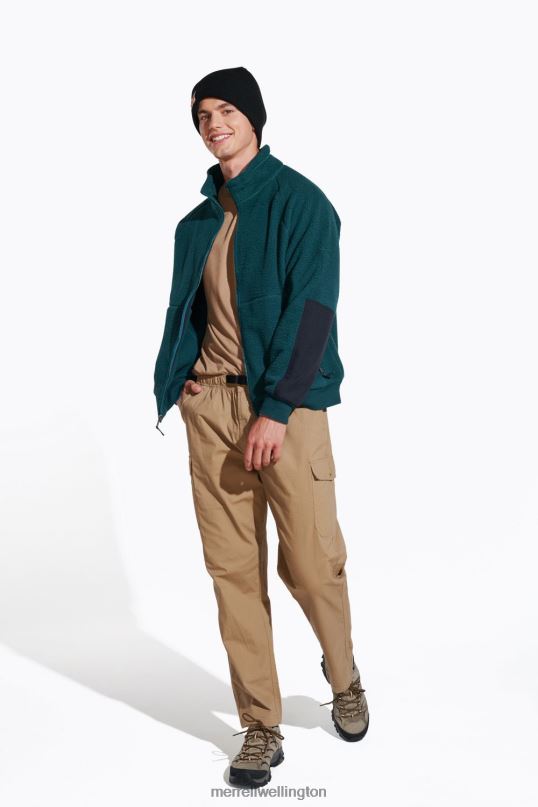 Sherpa Full Zip (JMF26572-325) Merrell Men 8VV6P568 Clothes Sea Moss - Image 4