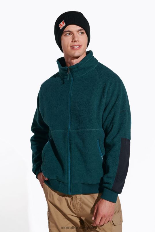 sherpa_full_zip_jmf26572_325_merrell_men_8vv6p568_clothes_sea_moss.jpg Sherpa Full Zip (JMF26572-325) Merrell Men 8VV6P568 Clothes Sea Moss - Image 1