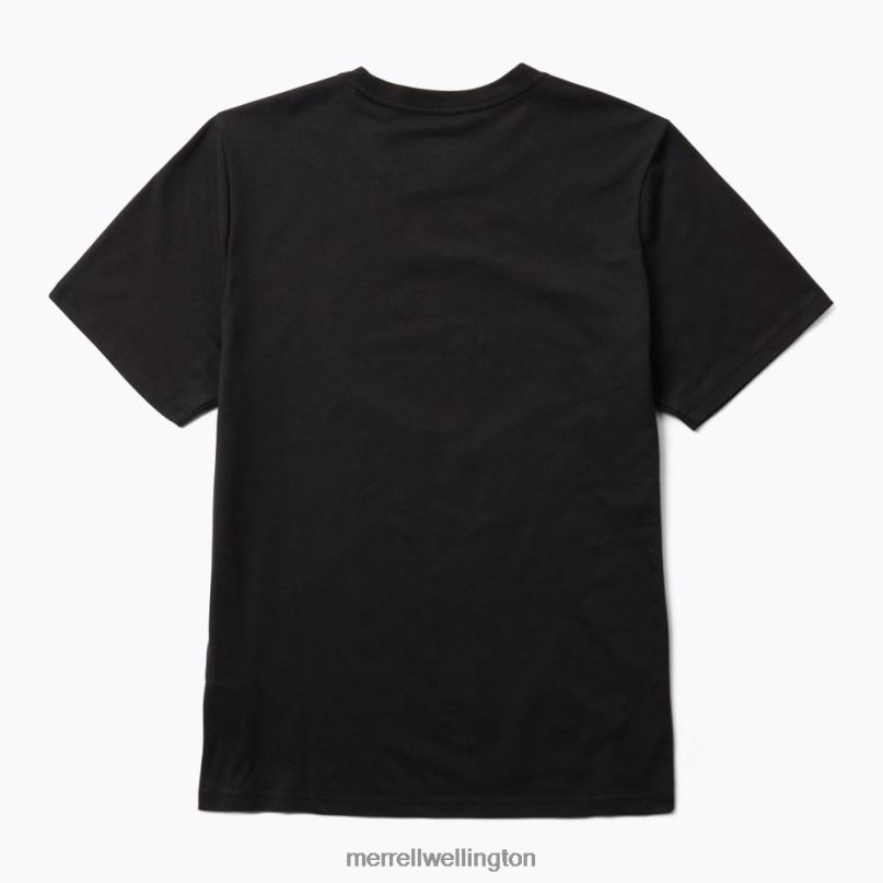 Short Sleeve Tee (JMS26681-010) Unlikely Hikers X Merrell Men 8VV6P451 Clothes Black - Image 3