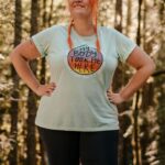 Short Sleeve Tee (JWS26683-330) Unlikely Hikers X Merrell Women 8VV6P1266 Clothes Mist Green - Image 3