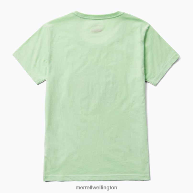 Short Sleeve Tee (JWS26683-330) Unlikely Hikers X Merrell Women 8VV6P1266 Clothes Mist Green - Image 4