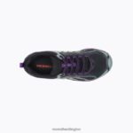 Siren Edge 3 Wide Width (J034438W) Merrell Women 8VV6P1069 Shoes Black/Acai - Image 4