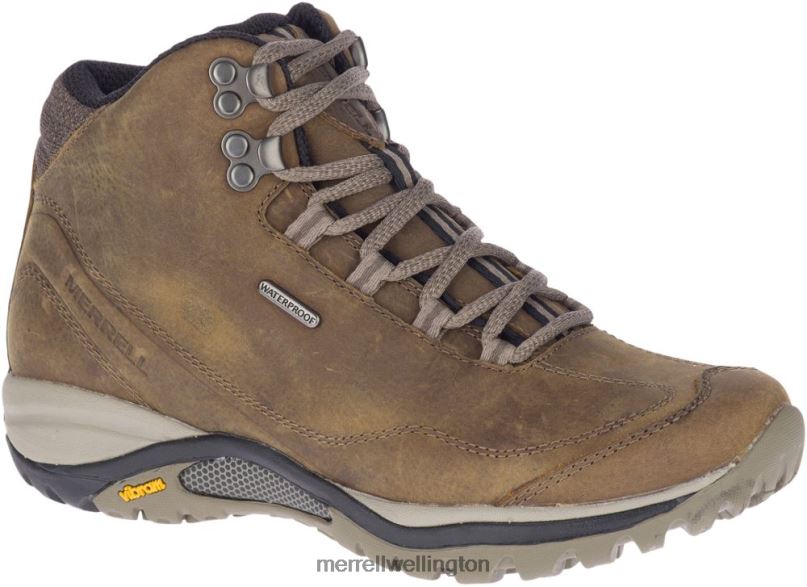 Siren Traveller 3 Mid Waterproof Wide Width (J035344W) Merrell Women 8VV6P1316 Shoes Brindle/Boulder - Image 3