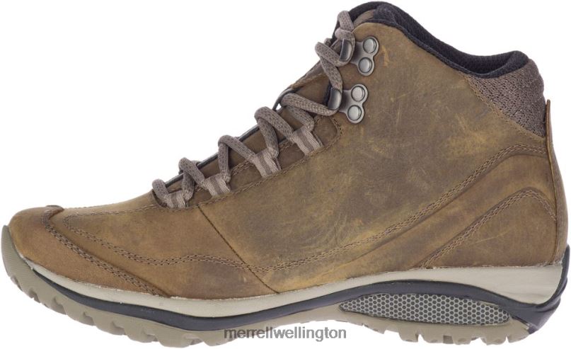 Siren Traveller 3 Mid Waterproof Wide Width (J035344W) Merrell Women 8VV6P1316 Shoes Brindle/Boulder - Image 7