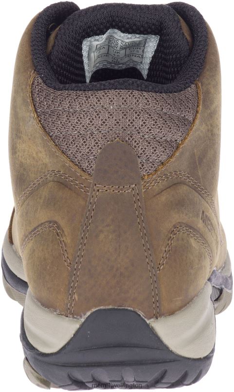 Siren Traveller 3 Mid Waterproof Wide Width (J035344W) Merrell Women 8VV6P1316 Shoes Brindle/Boulder - Image 8