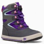 Snow Bank 3.0 Boot (MK166223K) Merrell Kids 8VV6P1484 Shoes Ultra Violet/Grey - Image 3
