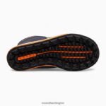 Snow Bank 3.0 Boot (MK265184K) Merrell Kids 8VV6P1482 Shoes Navy/Cobalt/Orange - Image 3