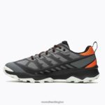 Speed Eco (J036987) Merrell Men 8VV6P28 Shoes Charcoal/Tangerine - Image 6
