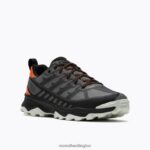 Speed Eco Waterproof (J036999) Merrell Men 8VV6P73 Shoes Charcoal/Tangerine - Image 3
