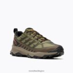 Speed Eco Waterproof (J037003) Merrell Men 8VV6P72 Shoes Avocado/Kangaroo - Image 3