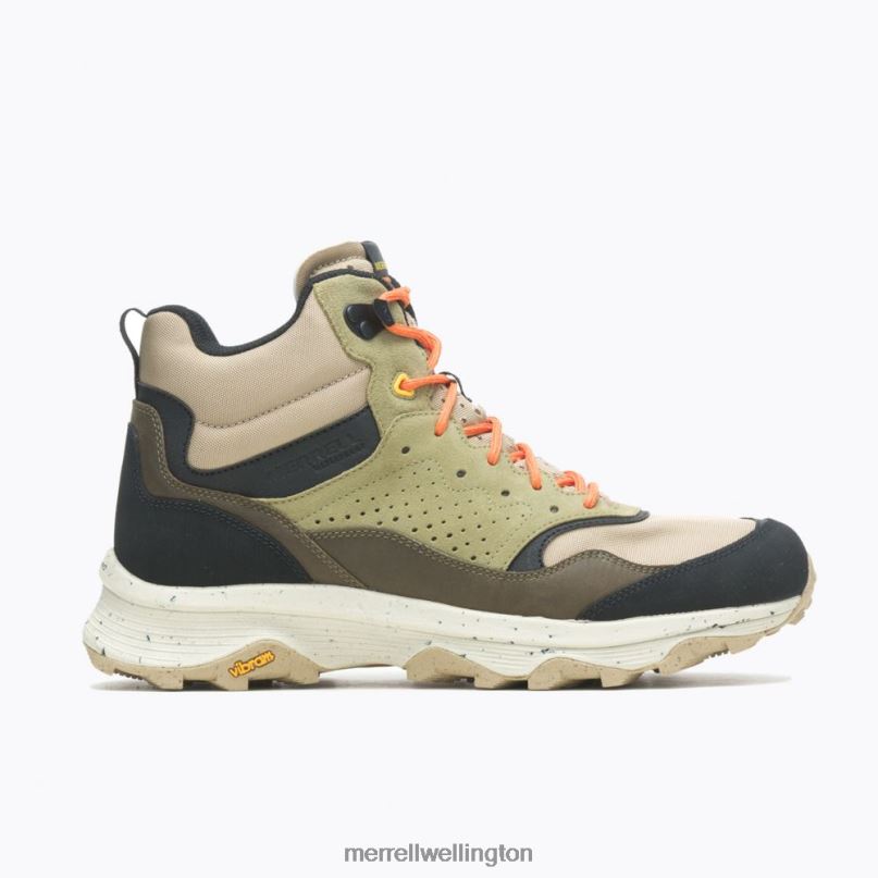 Speed Solo Mid Waterproof (J004535) Merrell Men 8VV6P36 Shoes Clay/Olive - Image 2