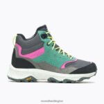 Speed Solo Mid Waterproof (J500322) Merrell Women 8VV6P827 Shoes Rock Multi