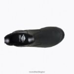 Strongfield Leather Chelsea SR (J099441) Merrell Men 8VV6P622 Shoes Black - Image 4