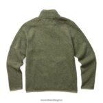 Sweater Weather Full Zip (JMF26296-327) Merrell Men 8VV6P429 Clothes Dusty Olive Heather - Image 3