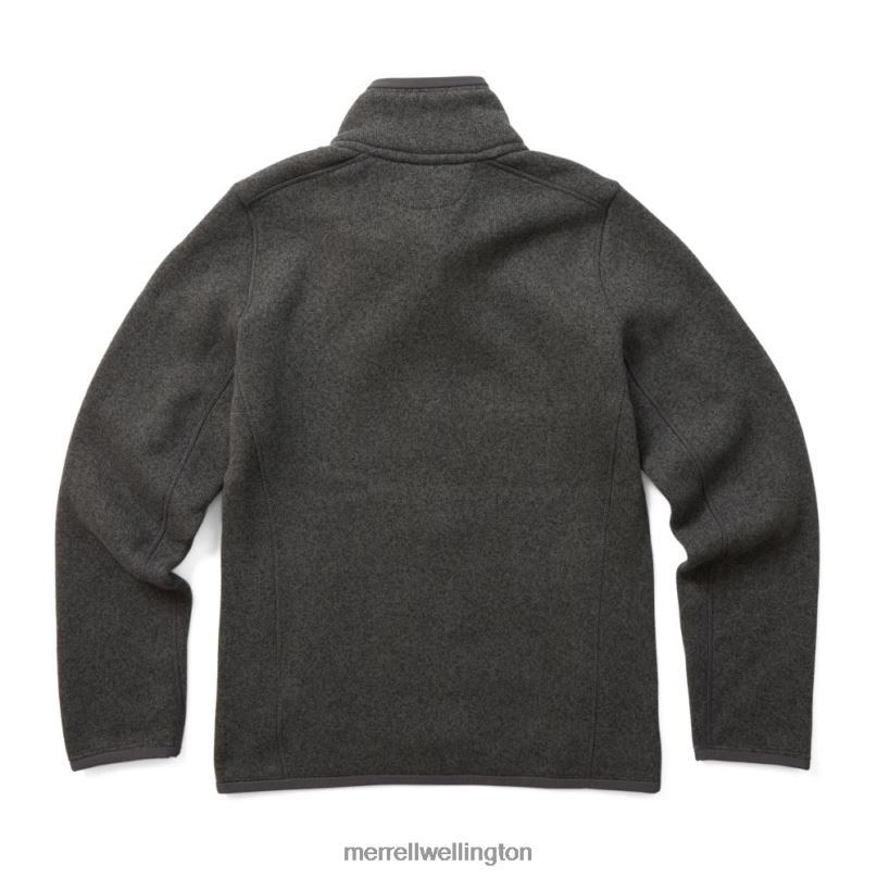 Sweater Weather Full Zip (JWF26298-027) Merrell Women 8VV6P1144 Clothes Asphalt Heather - Image 3