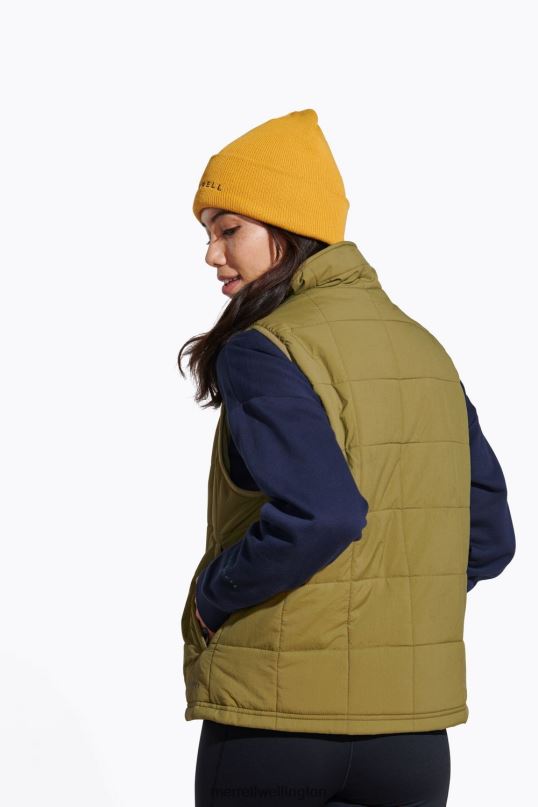 Terrain Insulated Vest (JWF26548-174) Merrell Women 8VV6P1313 Clothes Martini Olive - Image 3