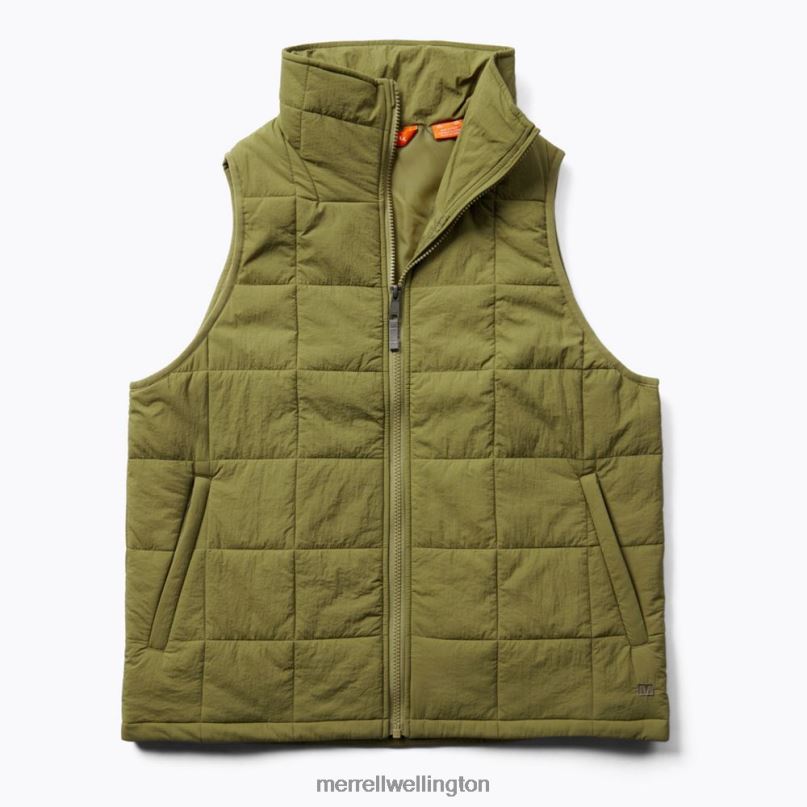 Terrain Insulated Vest (JWF26548-174) Merrell Women 8VV6P1313 Clothes Martini Olive - Image 7