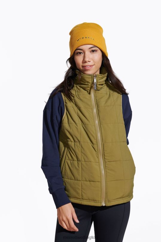 Terrain Insulated Vest (JWF26548-174) Merrell Women 8VV6P1313 Clothes Martini Olive - Image 1