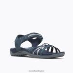Terran 3 Cush Cross (J002710) Merrell Women 8VV6P1319 Shoes Navy - Image 3