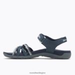 Terran 3 Cush Cross (J002710) Merrell Women 8VV6P1319 Shoes Navy - Image 4