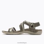 Terran 3 Cush Lattice (J004570) Merrell Women 8VV6P957 Shoes Olive - Image 4