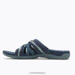 Terran 3 Cush Slide (J002726) Merrell Women 8VV6P953 Shoes Navy - Image 4