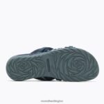 Terran 3 Cush Slide (J002726) Merrell Women 8VV6P953 Shoes Navy - Image 6