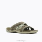 Terran 3 Cush Slide (J004586) Merrell Women 8VV6P1071 Shoes Olive - Image 3