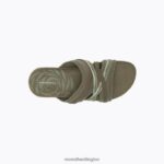 Terran 3 Cush Slide (J004586) Merrell Women 8VV6P1071 Shoes Olive - Image 7