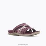 Terran 3 Cush Slide (J005674) Merrell Women 8VV6P951 Shoes Burgundy - Image 3