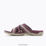 Terran 3 Cush Slide (J005674) Merrell Women 8VV6P951 Shoes Burgundy - Image 4