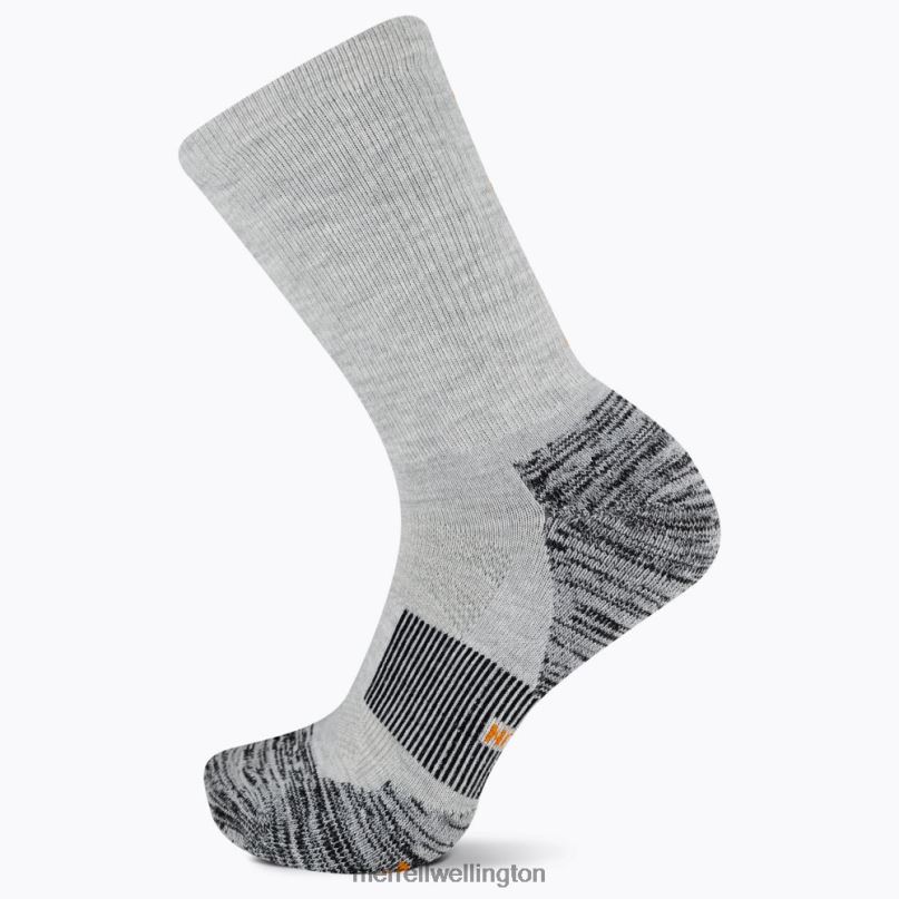 Thermal Trail Run Crew Sock (JSF26899-020) Merrell Unisex 8VV6P486 Accessories Gray Heather - Image 2