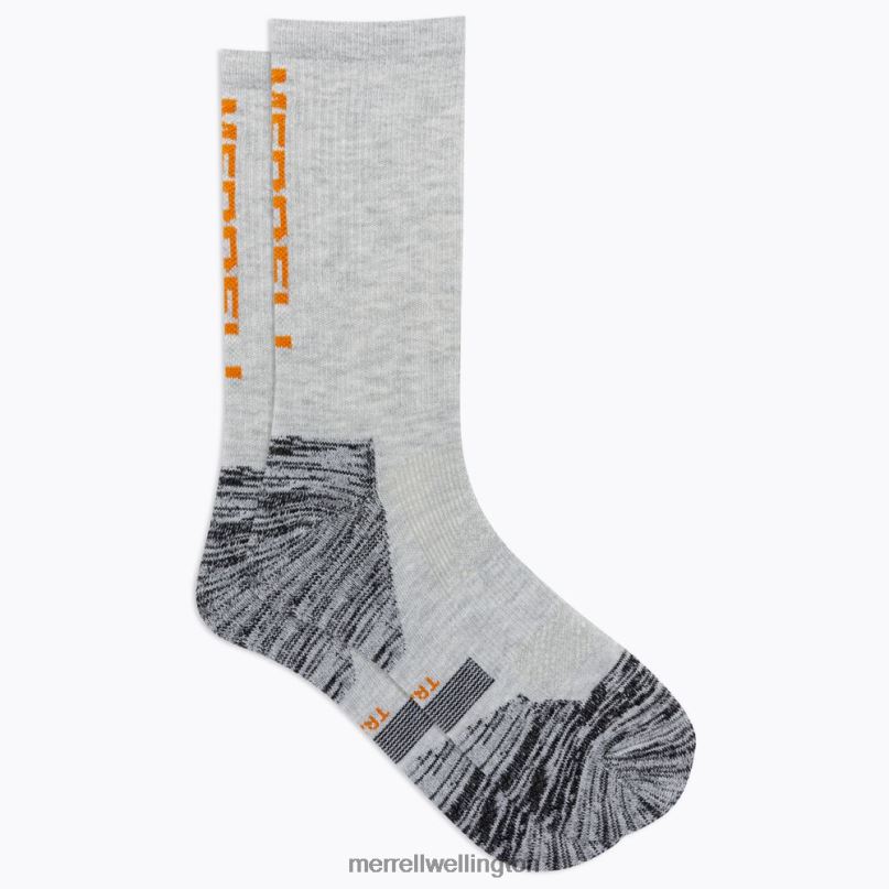 Thermal Trail Run Crew Sock (JSF26899-020) Merrell Unisex 8VV6P486 Accessories Gray Heather - Image 4