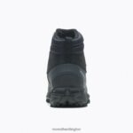 Thermo Kiruna Mid Zip Waterproof (J035049) Merrell Men 8VV6P757 Shoes Black/Monument - Image 7