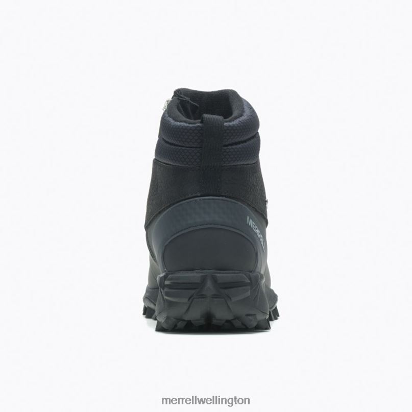 Thermo Kiruna Mid Zip Waterproof (J035049) Merrell Men 8VV6P757 Shoes Black/Monument - Image 7
